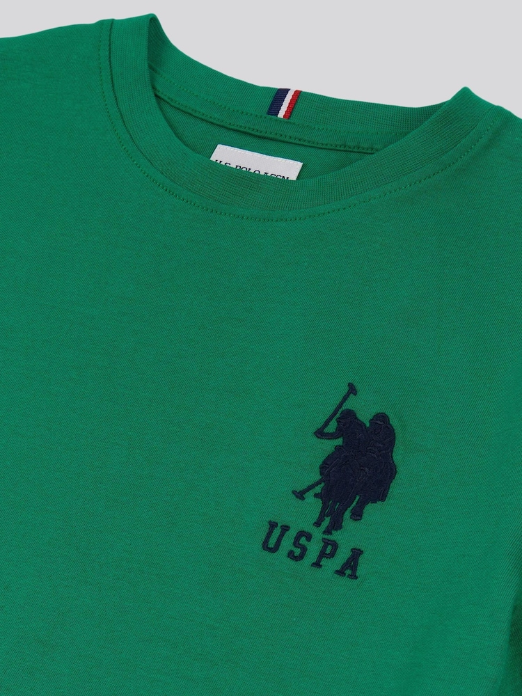 U.S. Polo Assn. Green Boys Player 100% Cotton 3 T-Shirt - Image 5 of 5