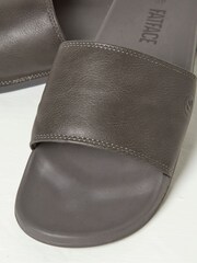 FatFace Alten Grey Pool Slides - Image 3 of 3