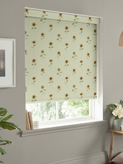 Sophie Allport Green Sunflowers Made to Measure Roller Blinds - Image 2 of 6