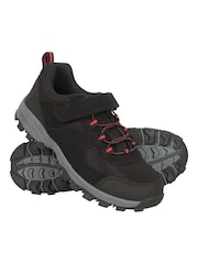 Mountain Warehouse Black Kids McLeod Outdoor Walking Shoes - Image 1 of 8