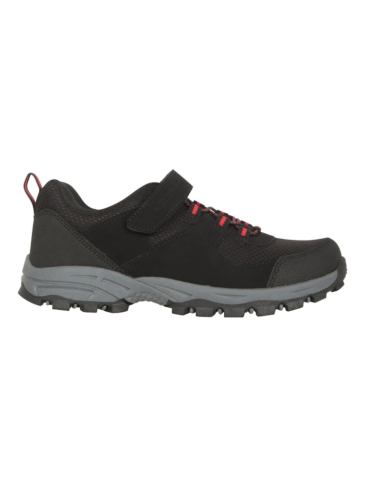 Mountain Warehouse Black Kids McLeod Outdoor Walking Shoes - Image 2 of 8