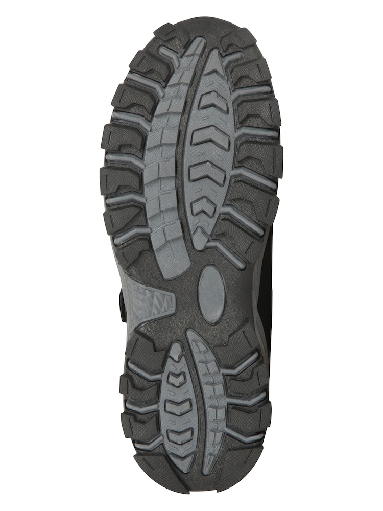 Mountain Warehouse Black Kids McLeod Outdoor Walking Shoes - Image 3 of 8