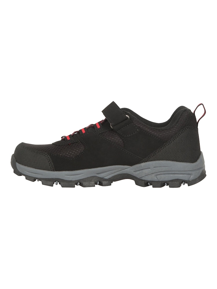 Mountain Warehouse Black Kids McLeod Outdoor Walking Shoes - Image 5 of 8
