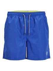 JACK & JONES Blue Swim Shorts With Contrast Lining - Image 5 of 6