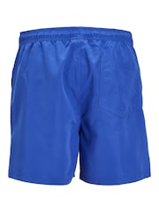 JACK & JONES Blue Swim Shorts With Contrast Lining - Image 6 of 6