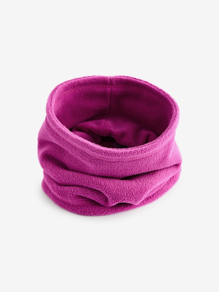 Pink Fleece Snood (3-16yrs) - Image 2 of 3