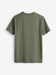 Gap Light Green Short Sleeve Everyday 100% Cotton Crew Neck T-Shirt - Image 3 of 4