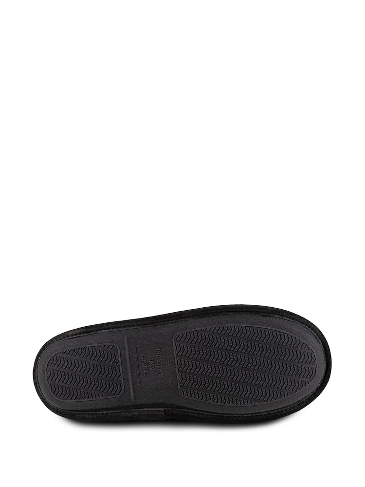 Negro - Pantuflas tipo chinelas de cuero auténtico para hombre Isotoner de Totes - Imagen 5 de 5 Negro - Pantuflas tipo chinelas de cuero auténtico para hombre Isotoner de Totes - Imagen 5 de 5