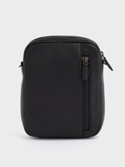 Osprey London The Onyx Square Leather Black Bag - Image 5 of 8