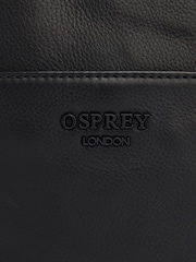 Osprey London The Onyx Square Leather Black Bag - Image 8 of 8