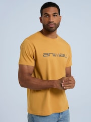 Animal Yellow Classico Mens 100% Cotton T-Shirt - Image 1 of 8