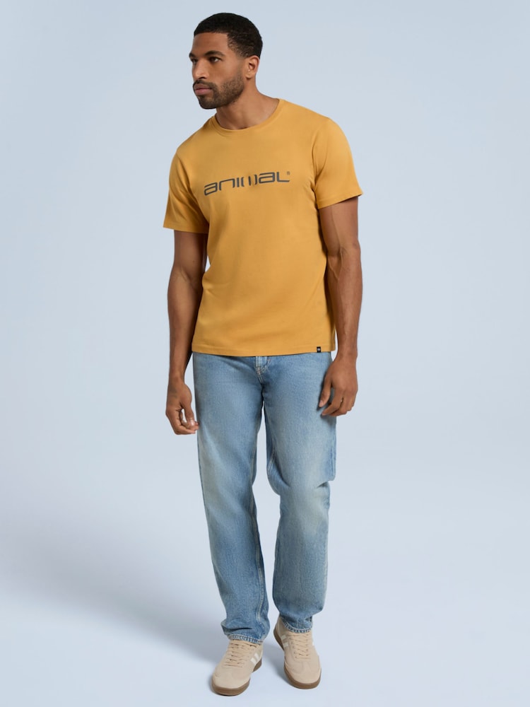 Animal Yellow Classico Mens 100% Cotton T-Shirt - Image 4 of 8