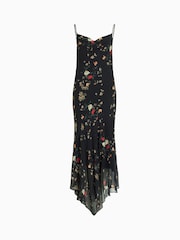 AllSaints Black Charlotte Kora Dress - Image 7 of 7