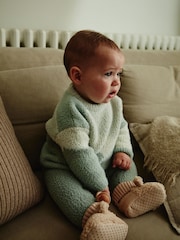 Sage Green Baby Knitted Jumper and Leggings Set (0mths-2yrs) - Image 2 of 13