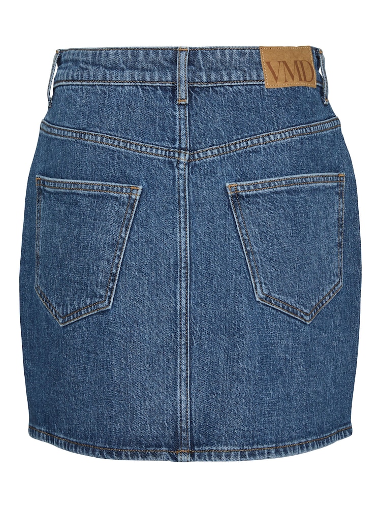 VERO MODA Blue Denim Mini Skirt - Image 3 of 3