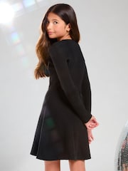 Lipsy Knitted Fundă Embellished Rochie (5-16ani) - Image 4 of 4