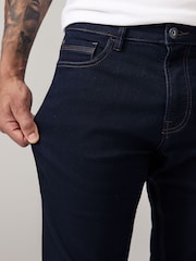 Blue Indigo Rinse Slim Fit Comfort Stretch Jeans - Image 6 of 11