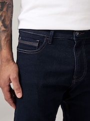 Blue Indigo Rinse Slim Fit Comfort Stretch Jeans - Image 7 of 11