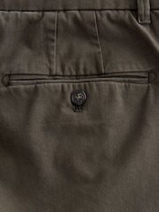 Dark Brown Slim Fit Premium Soft Touch Chino Trousers - Image 10 of 11