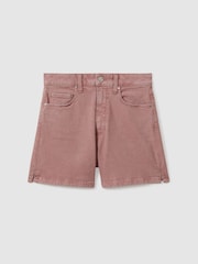 Colorete - Paige Alto Rise Denim Shorts - Imagen 1 de 5