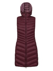 Mountain Warehouse Purple Womens Florence Long Padded Gilet - Image 1 of 4