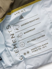 Pale Blue Elements Shower Resistant Padded Jacket - Image 12 of 12