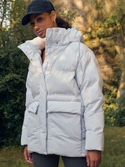 Pale Blue Elements Shower Resistant Padded Jacket - Image 3 of 12