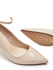 Natural - Pantofi cu decupaje și baretă la gleznă Moda In Pelle Natural Cristel - Imaginea 4 din 4