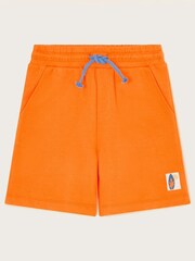 Monsoon Orange 100% Cotton Tie Sweat Shorts - Image 1 of 3