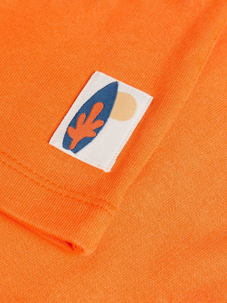 Monsoon Orange 100% Cotton Tie Sweat Shorts - Image 3 of 3