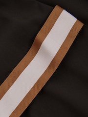 Reiss Black Valbonne Reiss | Ché Cuff Detail Cuban Collar Shirt - Image 5 of 5