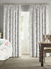 Sophie Allport Grey Tulip Made to Measure 100% Cotton Curtains - Image 1 of 6