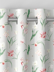Sophie Allport Grey Tulip Made to Measure 100% Cotton Curtains - Image 3 of 6