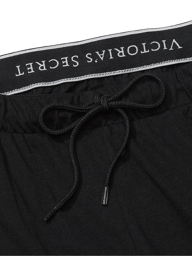 Victoria's Secret Black Cotton Long Pyjama Set - Image 4 of 4
