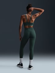 Verde oscuro - Leggings de tiro alto 7/8 One de Nike - Imagen 2 de 6