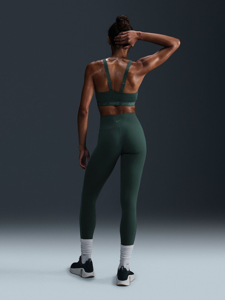 Verde oscuro - Leggings de tiro alto 7/8 One de Nike - Imagen 2 de 6