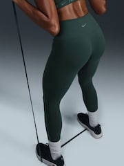 Verde oscuro - Leggings de tiro alto 7/8 One de Nike - Imagen 4 de 6