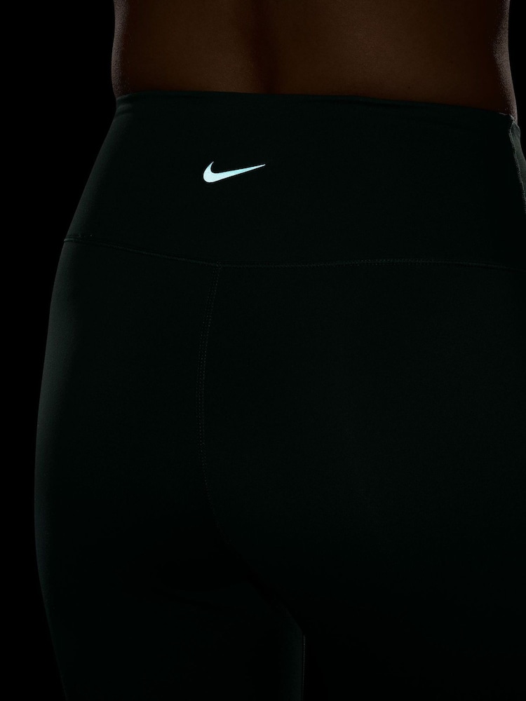 Verde oscuro - Leggings de tiro alto 7/8 One de Nike - Imagen 6 de 6