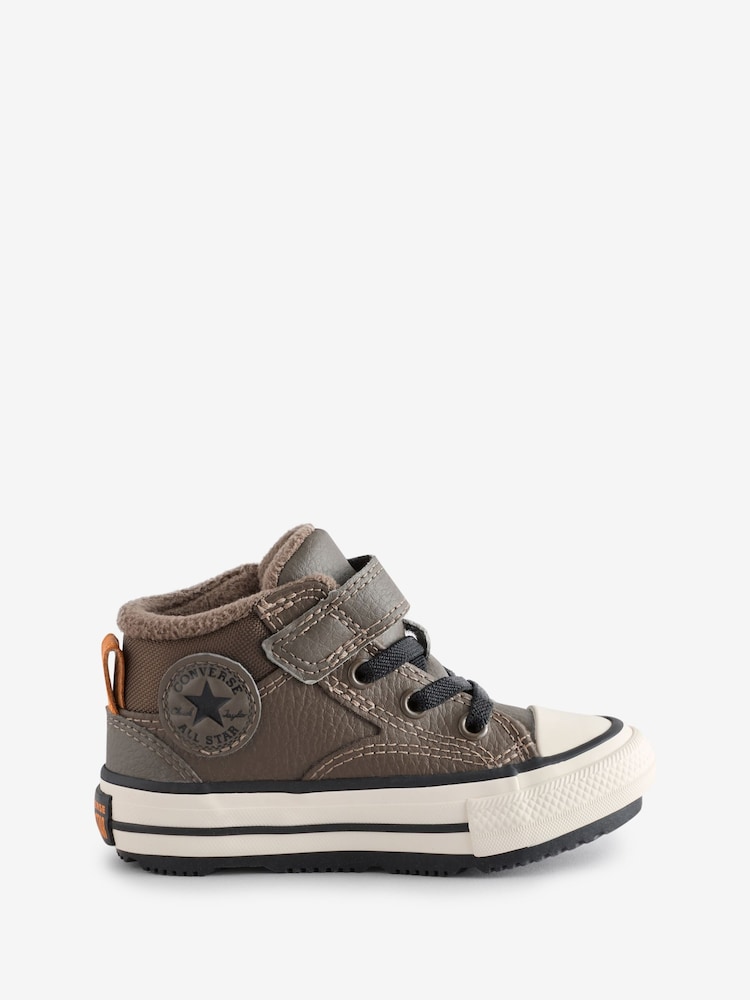 Converse Brown Chuck Taylor Leather Malden Street Infant Boots - Image 1 of 18