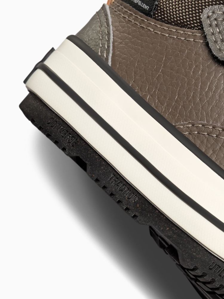 Converse Brown Chuck Taylor Leather Malden Street Infant Boots - Image 18 of 18