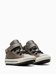 Converse Brown Chuck Taylor Leather Malden Street Infant Boots - Image 7 of 18