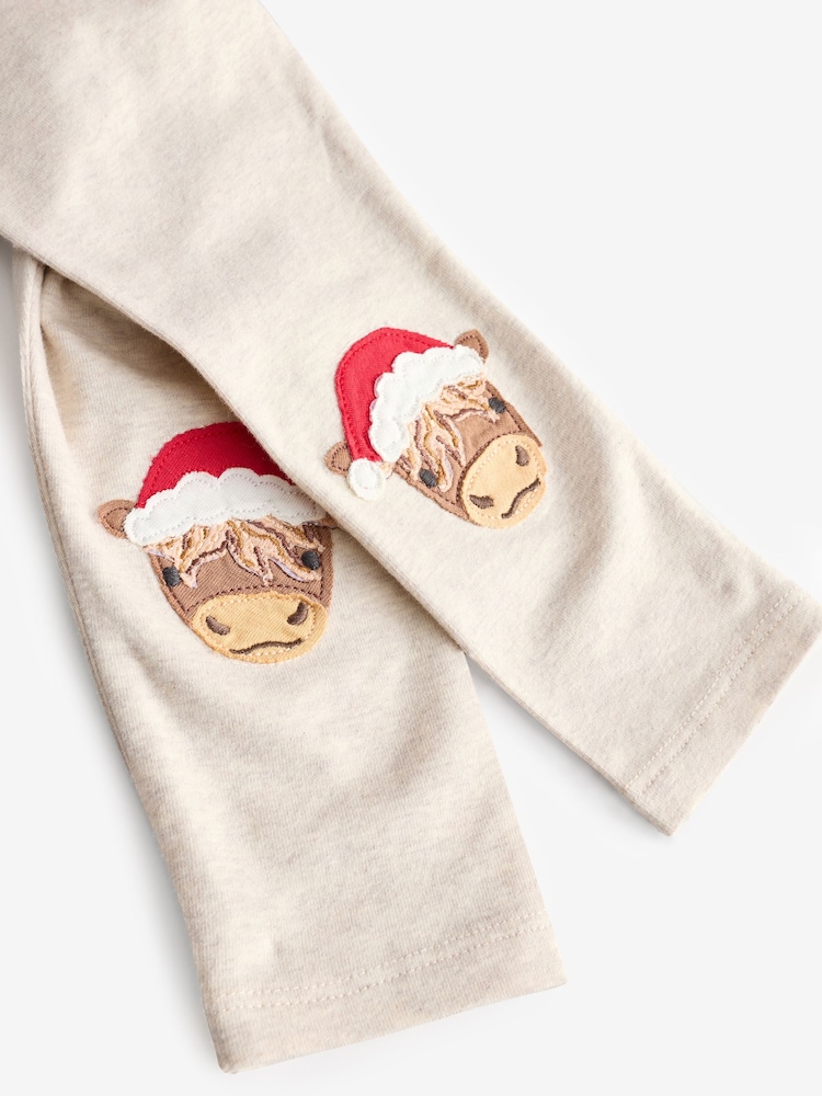 Red Hamish Christmas Sweatshirt and Leggings Set (3mths-7yrs) - Image 8 of 8