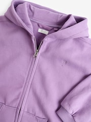 Purple Zip Through Hoodie (3-16yrs) - Image 7 of 7