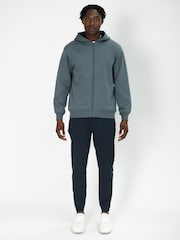 Gym + Coffee Blue Mens Sierra Zip Hoodie - Image 4 of 7