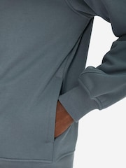 Gym + Coffee Blue Mens Sierra Zip Hoodie - Image 6 of 7