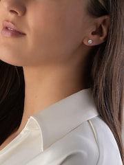 Beaverbrooks 9ct Gold Cubic Zirconia Stud Earrings - Image 3 of 4