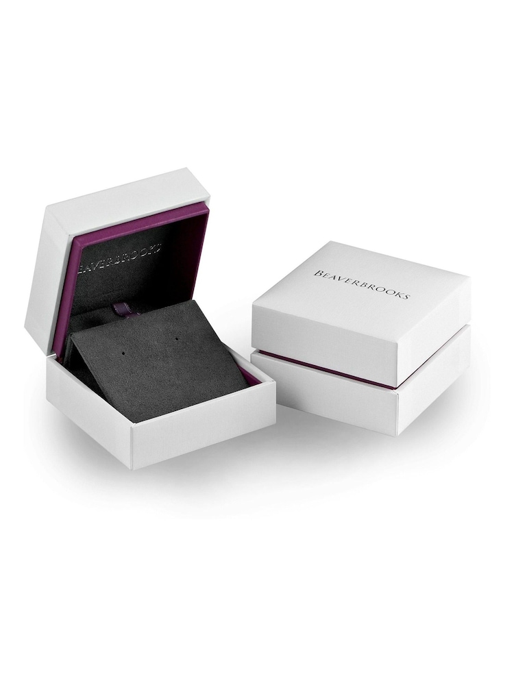 Beaverbrooks 9ct Gold Cubic Zirconia Stud Earrings - Image 4 of 4