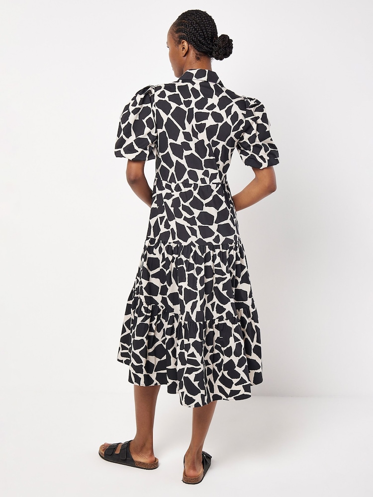 Apricot Black Pebble Tiered Dress - Image 2 of 5 Apricot Black Pebble Tiered Dress - Image 2 of 5