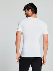 Puma White Mens LIGA Baselayer Short Sleeve T-Shirt - Image 2 of 6