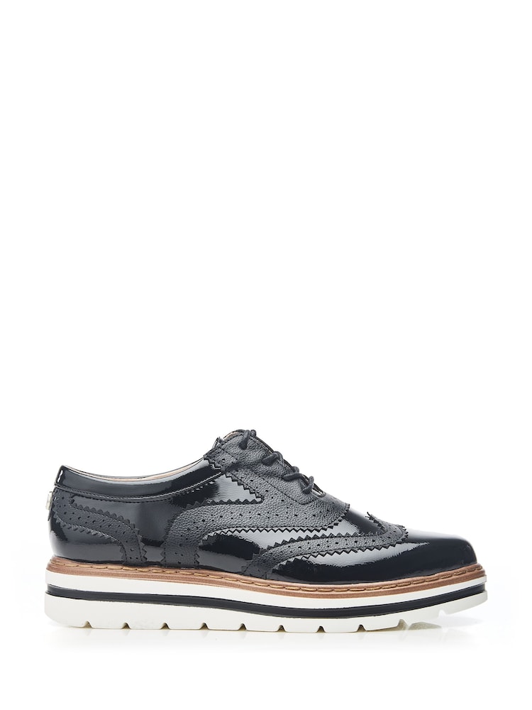 Moda in Pelle Gennisiss Lace-Up Brogue Detailed Shoes - Image 1 of 4
